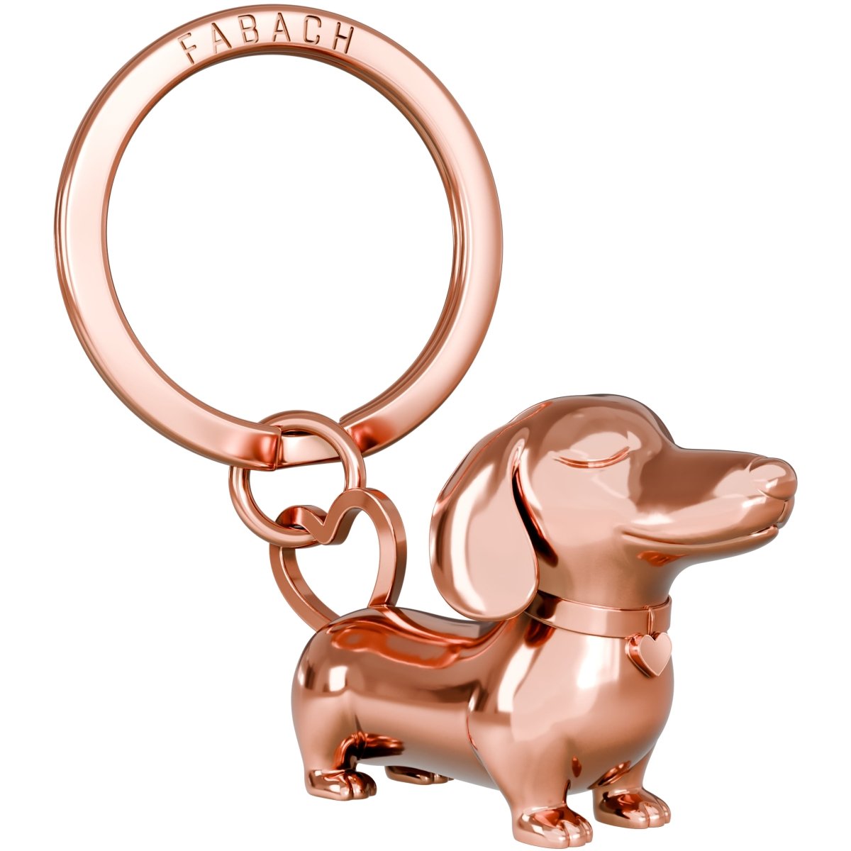 Dackel-Schlüsselanhänger - Süßer Dachshund als Glücksbringer - Geschenk für Dackel Fans - FABACH – Die Schlüsselanhänger-Schmiede