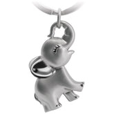 Elefant Schlüsselanhänger "Jumbo" - Süßer Baby Elefant Anhänger - Glücksbringer und Geschenk für Elefanten-Liebhaber - FABACH#farbe_silber
