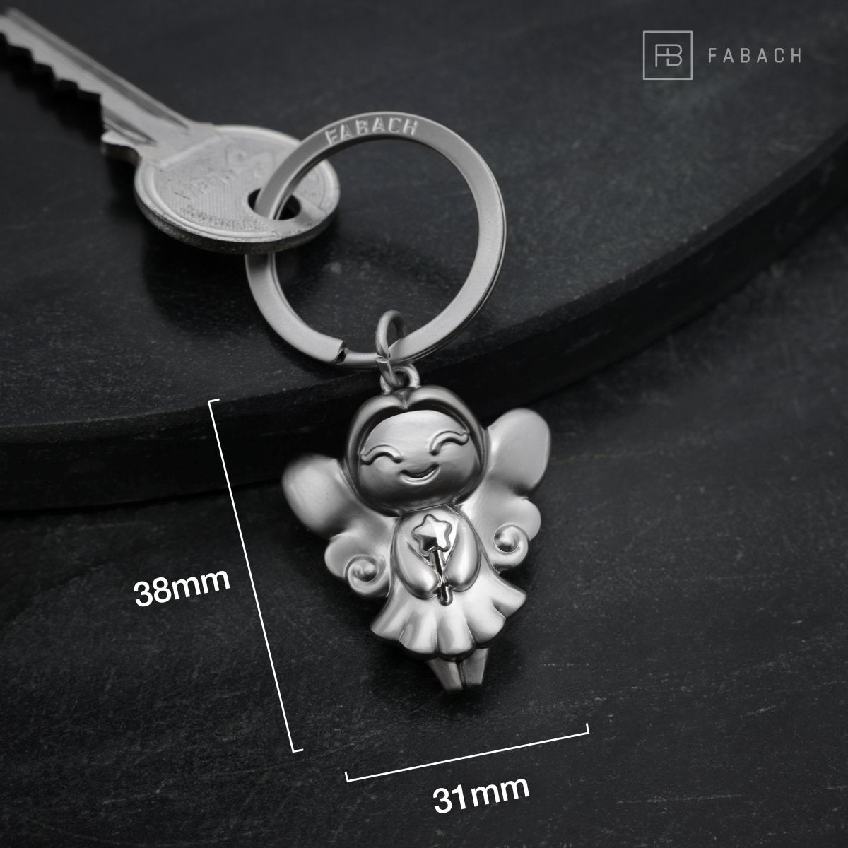 Porte-clés « Fée » avec baguette magique - porte-bonheur mignon, fée des souhaits