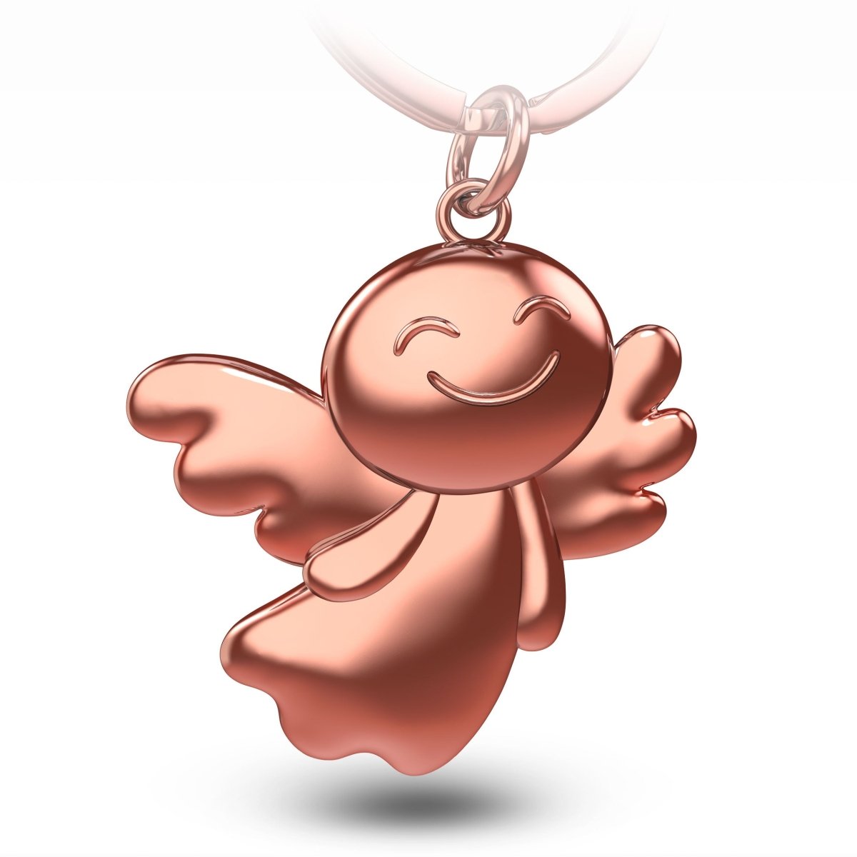 "Fly" Schutzengel Schlüsselanhänger - Engel Glücksbringer - FABACH#farbe_roségold