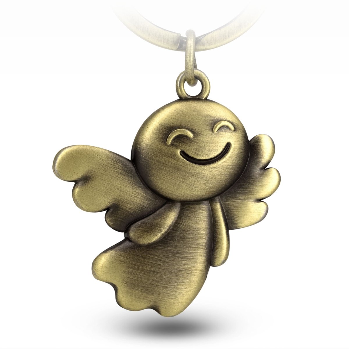 "Fly" Schutzengel Schlüsselanhänger - Engel Glücksbringer - FABACH#farbe_antique bronze