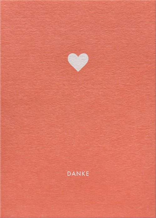 Geschenkkarte A6 aus Naturkarton, 1.3mm dick - FABACH – Die Schlüsselanhänger-Schmiede#botschaft_danke
