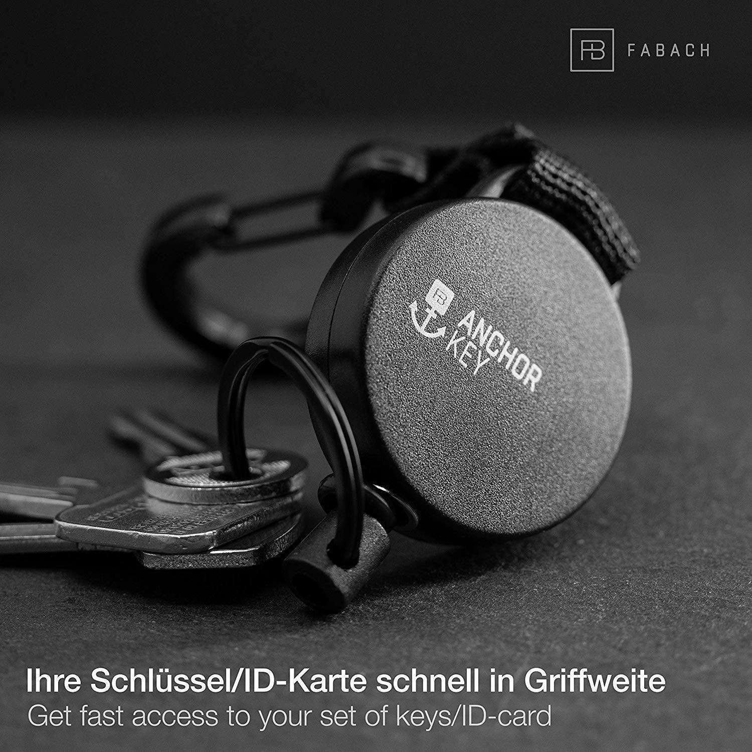 "Anchor Key" Schlüsselrolle Schlüsselanhänger-Jojo mit ausziehbarem Aramidseil#verwendungszweck_standard (light-use)