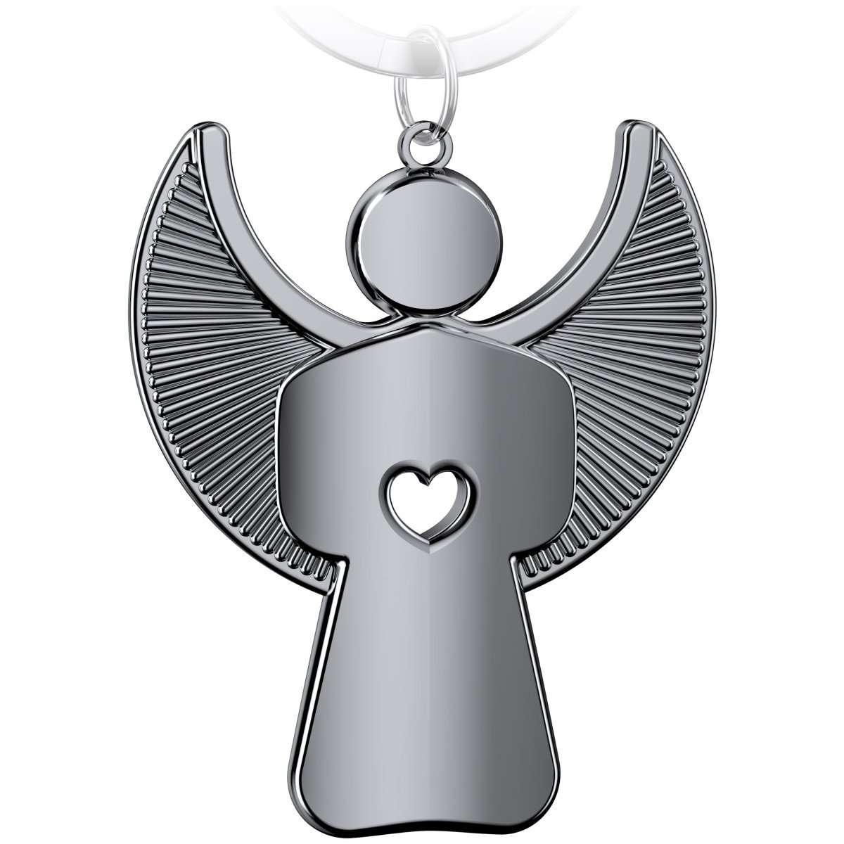 Porte-clés ange gardien "Pikto" avec coeur - porte-bonheur ange