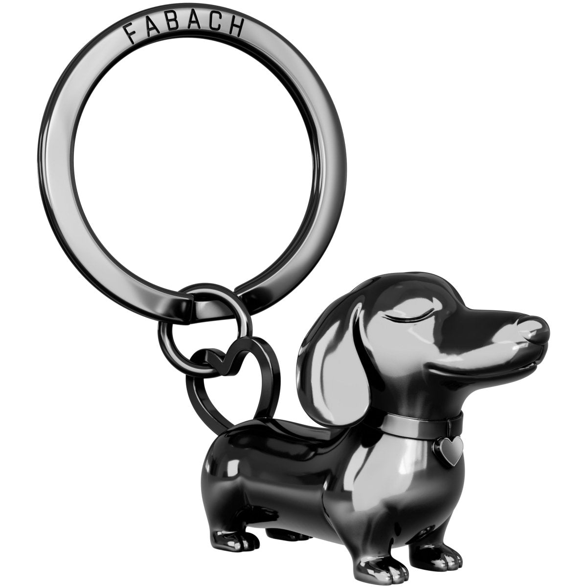 Dackel-Schlüsselanhänger - Süßer Dachshund als Glücksbringer - Geschenk für Dackel Fans - FABACH – Die Schlüsselanhänger-Schmiede