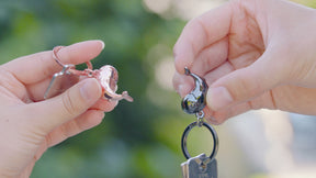 "Moby" Wale Schlüsselanhänger - romantisches Partnergeschenk - zwei Schlüsselanhänger für Paare Freundinnen Schwestern