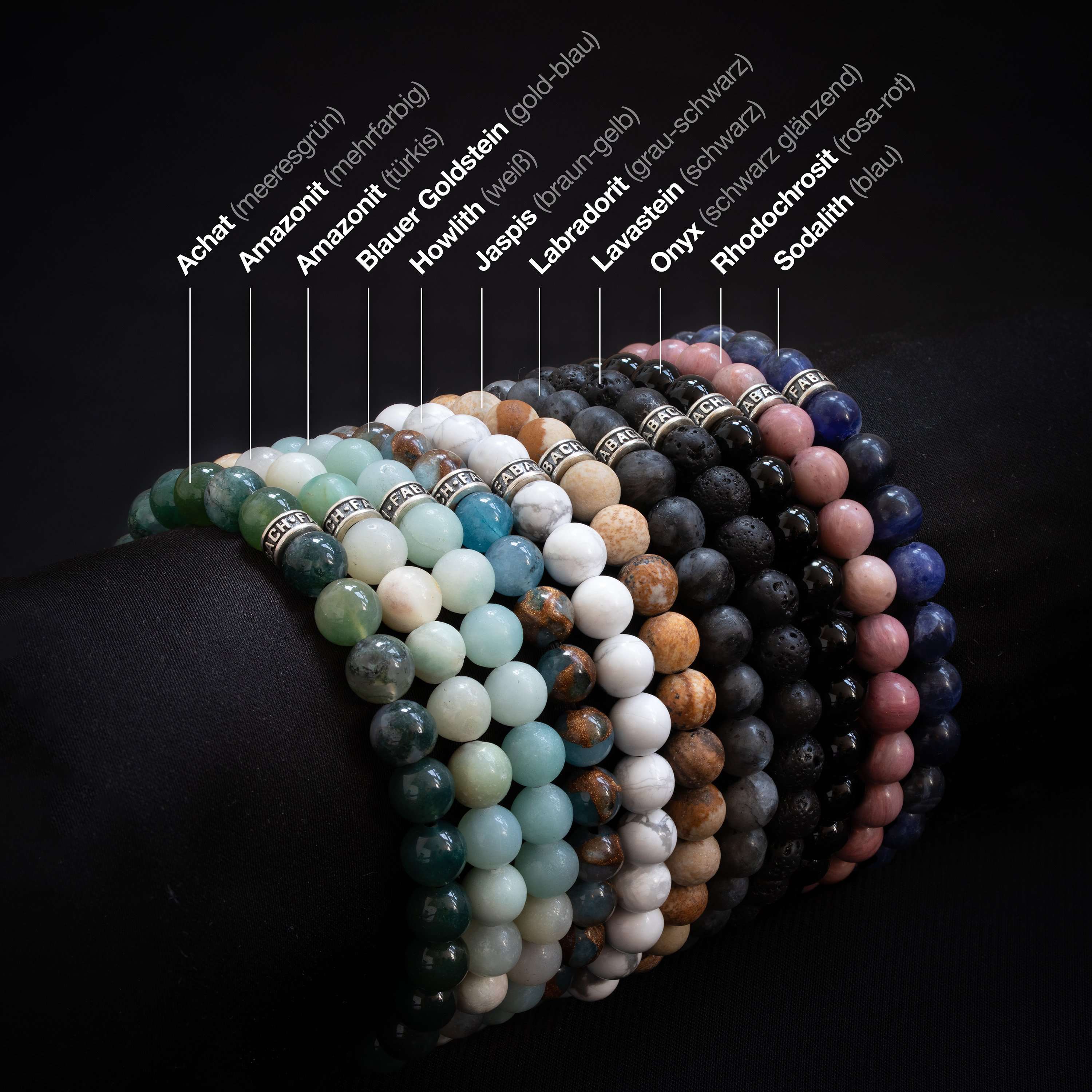 Perlenarmband mit 925 Sterling Silber-Perle - FABACH