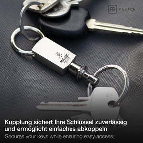 "Anchor Dock" Schlüsselring-Kupplung Schlüsselanhänger - Trennbare Quick-Release Schlüsselringe - FABACH