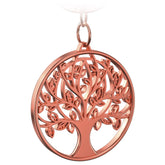 "Autumn" Lebensbaum Schlüsselanhänger - Baum des Lebens Anhänger als Glücksbringer für den Schlüsselbund - FABACH#farbe_roségold