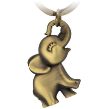 Elefant Schlüsselanhänger "Jumbo" - Süßer Baby Elefant Anhänger - Glücksbringer und Geschenk für Elefanten-Liebhaber - FABACH#farbe_antique bronze