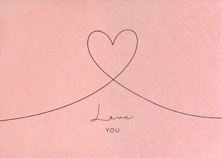 Geschenkkarte "Love you" - FABACH – Die Schlüsselanhänger-Schmiede