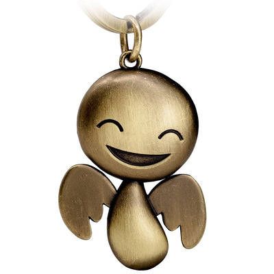 "Happy" Schutzengel Schlüsselanhänger - Engel Glücksbringer