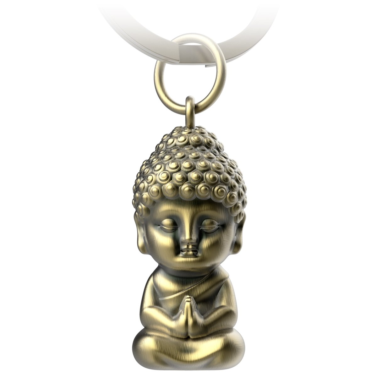"Karma" Buddha Schlüsselanhänger - Buddha Anhänger - Mini-Buddha Glücksbringer Auto - Chakra Yoga Geschenk Figur