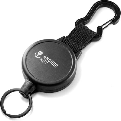 Porte-clés à enrouleur "Anchor Key" yo-yo avec corde aramide extensible