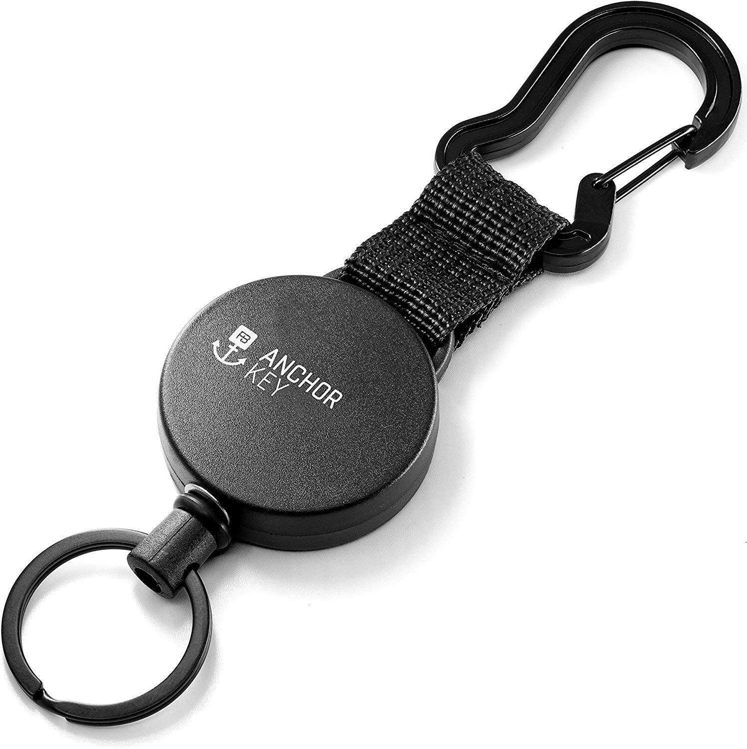 "Anchor Key" Schlüsselrolle Schlüsselanhänger-Jojo mit ausziehbarem Stahlseil