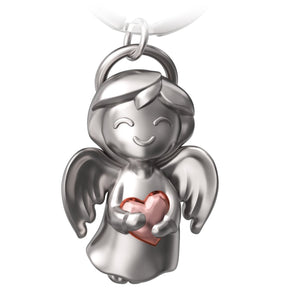 "Shiny" Schutzengel Schlüsselanhänger - Engel Glücksbringer - Glücksengel mit Herz