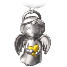 "Shiny" Schutzengel Schlüsselanhänger - Engel Glücksbringer - Glücksengel mit Herz - FABACH#Farbe_Gold