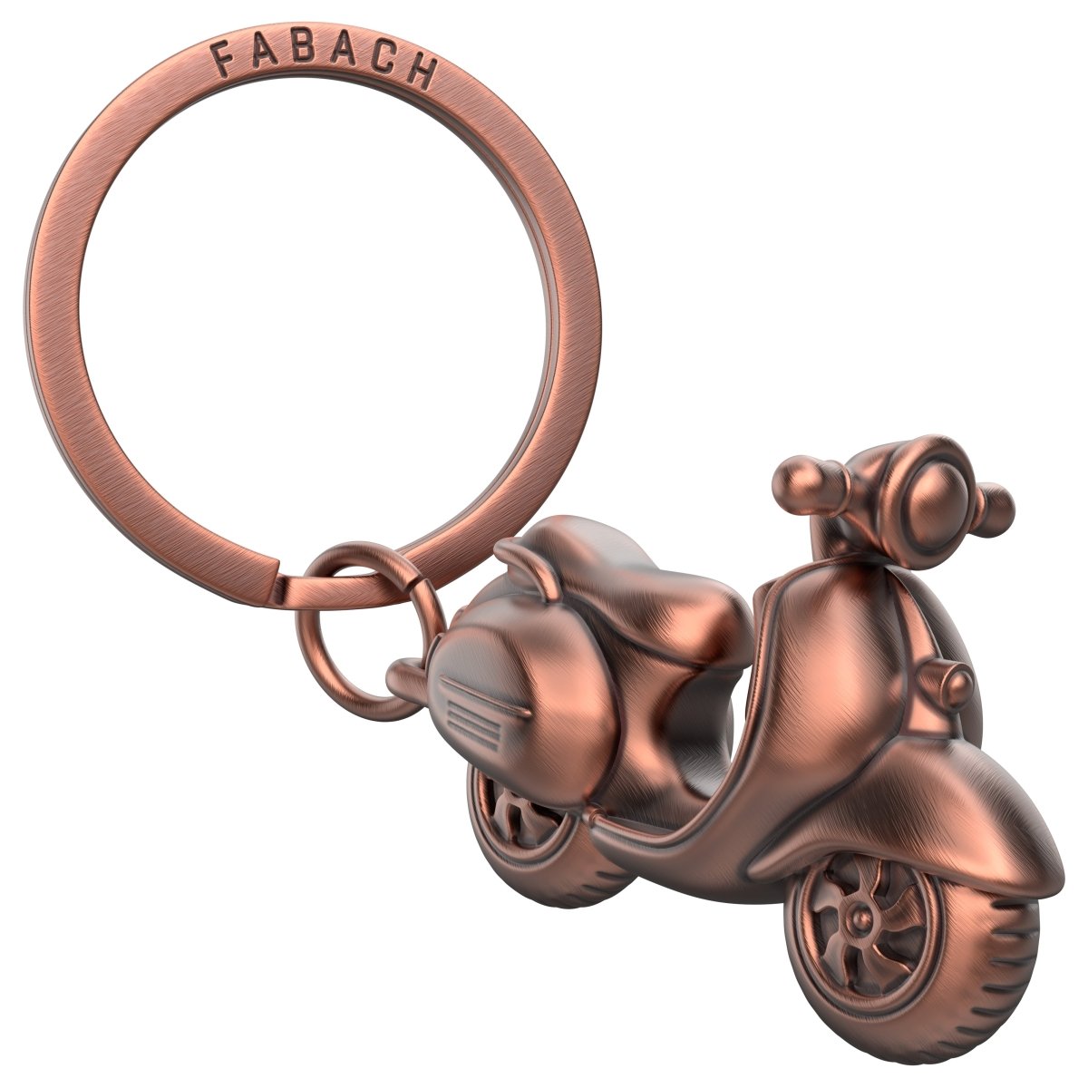"Vespa" Schlüsselanhänger - Geschenk Roller Schlüsselanhänger für Rollerfahrer und Vespa Fans - FABACH#farbe_antique roségold