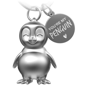 You're my penguin Pinguin Schlüsselanhänger Frosty mit Gravur - Süßer  Pinguin Glücksbringer als Geschenk für Partner
